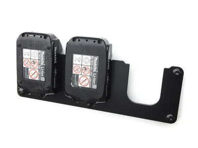 Produktbild von Wandhalterung für Makita Akku 14,4V und 18V Halter Wandhalter 3-Fach 5Ah 4Ah 3Ah