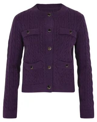 Produktbild von PATTEN Damen Cardigan - Lila, XS/S