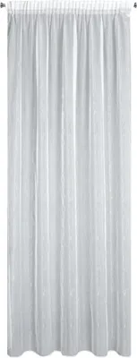 Produktbild von Eurofirany 467812, Durchscheinend, Weiß, Einfarbig, Polyester, Aufhängungshaken, 70 g/m²