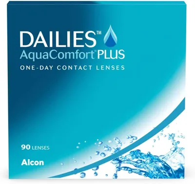 Produktbild von DAILIES Aqua Comfort Plus 90er Pack Dioptrien -6