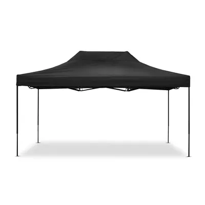 Image de Tente de course 3x4,5m pliable Tourtecs Pavillon pliable pour la piste de course noir