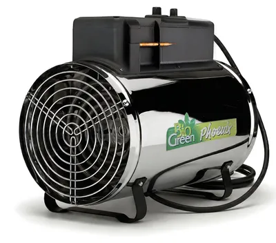 Produktbild von BioGreen Gewächshausheizung "Phoenix" mit 3 Stufen bis 2800 Watt und 460 m³/h Luftumwälzung - Ideal für Gewächshäuser bis 20 m²