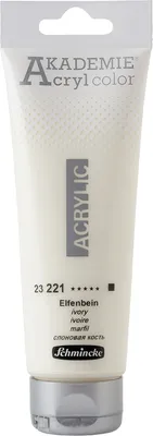 Schmincke 120ml AKADEMIE Acryl color Elfenbein Acryl  23 221 012