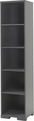 Produktbild von London Regal Buche Anthrazit 45,5x195,2x45 cm