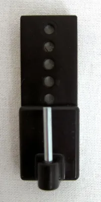 Produktbild von 2 Stück Selbstklebehaken verstellbar Braun für Vitrage ca. 18 x 48 mm