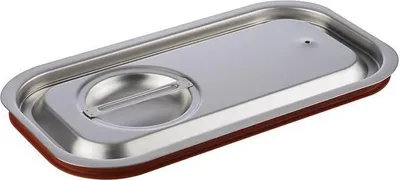 Immagine prodotto di APS GN-Behälter / -deckel aus Edelstahl GN 1/3 Transport-Steck-Deckel  80025