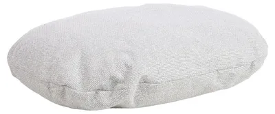 Produktbild von Flamingo Hundekissen Baleno oval hellgrau, Maße: 100 x 76 x 10 cm