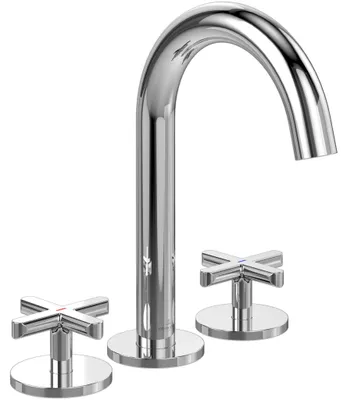 Obrázok produktu pre Villeroy & Boch trojotvorová umývadlová batéria Loop & Friends 60 x 225 x 177 mm, chróm, 1 ks.