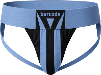 Image de Barcode Berlin - Sous-vêtement Hommes - Jockstrap Zuri Bluebeige/Black - 1x Taille S