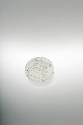 Produktbild von Lockendose Erste Locke versilbert H 4 cm D 2 cm