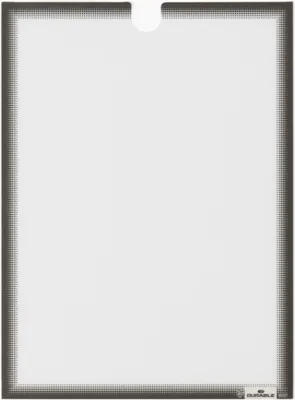Immagine prodotto di DURABLE Tasca porta documenti A4 adesiva, 5 pezzi, Grigio, 400657