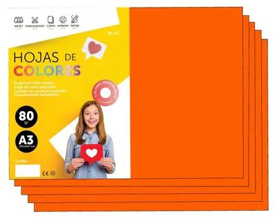 Image de Papier coloré format A3, idéal pour les travaux créatifs, 250 feuilles