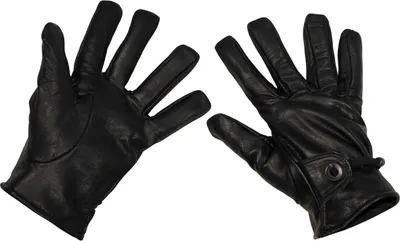 Produktbild von MFH Western-Fingerhandschuhe, Leder, schwarz