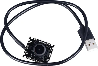 Imagen del producto de Módulo de cámara USB de 0.3MP, OV7670, 30 FPS, enfoque manual, placa de cámara de 160° con distorsión para video