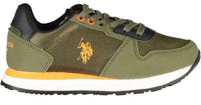 Produktbild von Stylische grüne Kindersportschuhe mit kontrastierenden Details