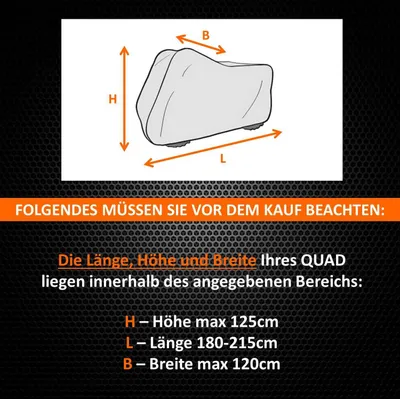 Immagine prodotto di Copertura Quad Copertura Quadgarage L Impermeabile per Polaris Scrambler