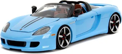 Produktbild von PORSCHE Carrera GT 2005 Bleu PINK SLIPS, JAD35066, Maßstab1/24, JADA TOYS