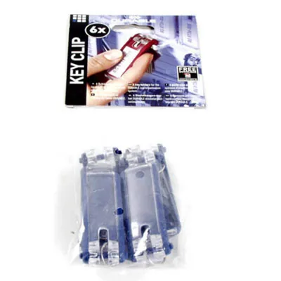 Immagine prodotto di DURABLE Portachiavi KEY CLIP, 6 pezzi, Blu scuro, 195707