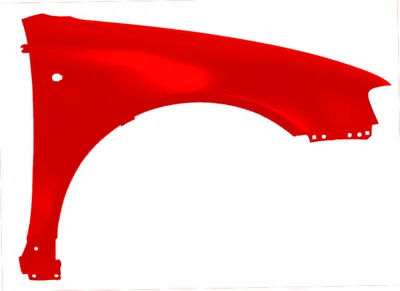 Produktbild von BLU Kotflügel Passend für Audi A3 8L Lift LY3H Rechts Rot LaserRot | 2000-2003 | Vorderseite Vorne | Lackiert | Einbaufertig