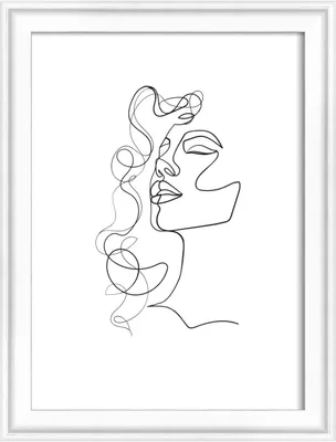 Produktbild von Walther Holzrahmen Silhouette weiß 13x18 cm