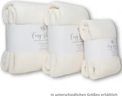 Obrázok produktu pre Útulná prikrývka - vhodná pre alergikov - v krémovej farbe - 130x150 cm