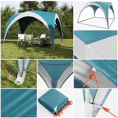 Imagen del producto de Tienda de campaña para exteriores, lona duradera, montaje sencillo, color verde
