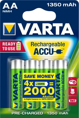 Produktbild von Varta Akku RECHARGE Power AA HR6 1350mAh 4St.