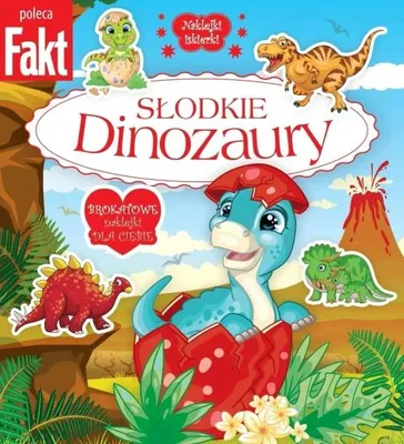 Obrázek produktu pro Roztomilé dinosaury. Lesklé samolepky pro vás - kolektivní práce