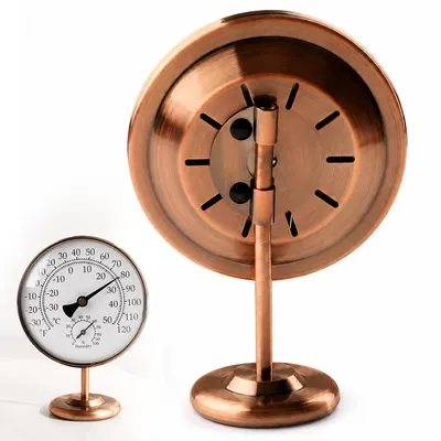 Produktbild von Innen-/Außen-Thermo-Hygrometer, wasserdichtes Wandthermometer,präzise und gut ablesbar, ideal für Haus, Garten, Terrasse, Gewächshaus und Landhausdeko