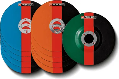 Produktbild von PARKSIDE® Winkelschleiferzubehör (Trennscheiben Set 11tlg)