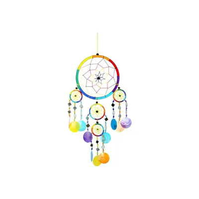 Produktbild von Dreamcatcher Regenbogen, bunter Traumfänger in verschiedenen Größen
