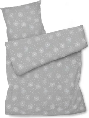 Produktbild von Amilian Bettwäsche; Bettgarnitur; 2-tlg. 100% Baumwolle; für Bettbezug: 140x200 und 1 x Kopfkissenbezug: 80x80 cm; mit Hotelverschluss