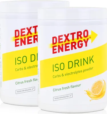 Produktbild von Isotonisches Getränkepulver von Dextro Energy Iso Citrus Fresh 440g (2er Pack)