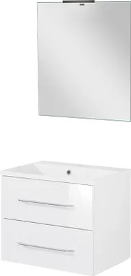 Produktbild von Fackelmann B.CLEVER Badmöbel Set 4-teilig, 60 cm, Weiß