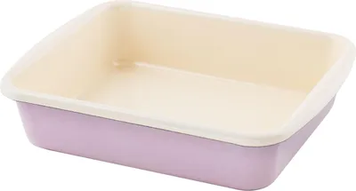 Obrázek produktu pro RIESS 0397-006, Zapékací gratinovací miska, Obdélníkový, Keramický, Plyn, Indukční, Růžová, Smalt, 1 kusů