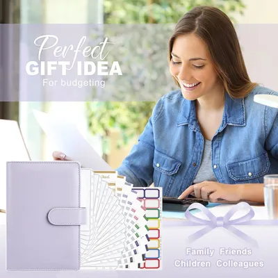 Produktbild von Budgetplaner - Geldorganizer mit weichem Etui - A6 Format - Ledereinband
