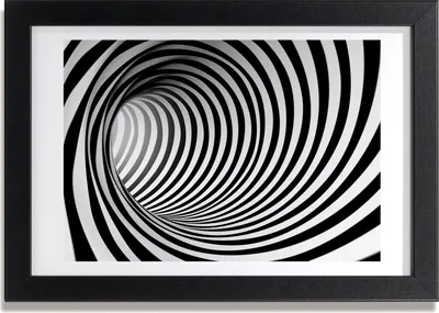 Produktbild von Bild 30x20 MDF-Rahmen, Wandkunst 3D-Tunnel