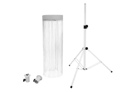 Produktbild von EUROLITE Set LED Color Curtain + BS-2 EU Boxenhochständer weiß (20000736)