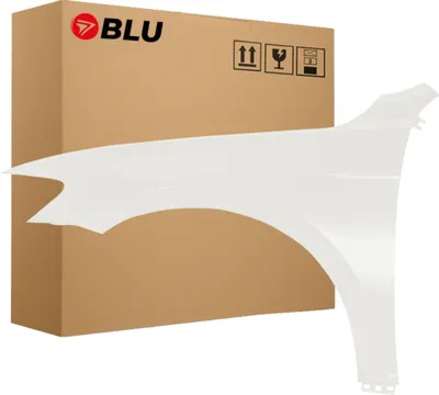 Image de BLU Aile Compatible avec VW Volskwagen Passat B8 LB9A Gauche Weiss CandyWeiss | 2014-2023 | Avant | Peint| Prêt à Monter | Acier