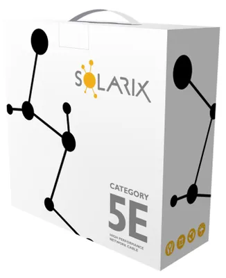 Obrázek produktu pro Instalační kabel Solarix CAT5E UTP PE Fca venkovní 100m/box SXKD-5E-UTP-PE