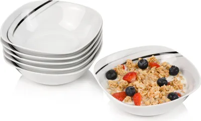 Produktbild von SÄNGER Müslischalen Set Bilgola Black Lines 6 teilig