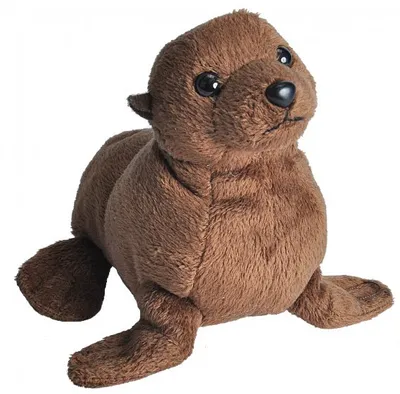 Produktbild von kuscheltier Seelöwe Junior 13 cm Plüsch braun