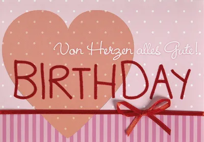 Produktbild von Geburtstag  Glückwunschkarte im Format 115x17cm mit Umschlag
