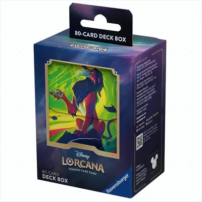 Produktbild von Disney Lorcana - Deckbox Scar - Vengeful Lion