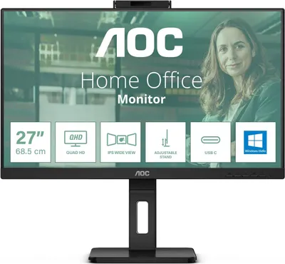 Obrázek produktu pro Monitor AOC Q27P3QW PC 68,6 cm (27") 2560 x 1440 pixelů Quad HD Nero