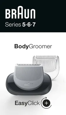 Produktbild von EasyClick Bodygroomer Aufsatz für Series 5, 6 und 7 Elektrorasierer