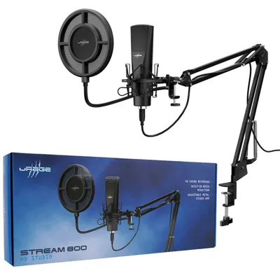 Zdjęcie produktu dla Mikrofon studyjny HAMA Stream 800 HD do komputerów PC i notebooków