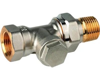 Produktbild von Resideo Rücklaufverschraubung VERAFIX 1/2 Zoll Durchgangsform nickel