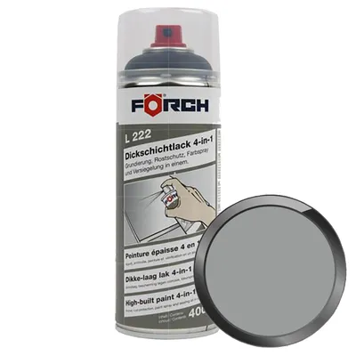 Produktbild von FÖRCH L222 Dickschichtlack 4in1 RAL 9006 SILBER 400ml Grundierung Rostschutz Versiegelung