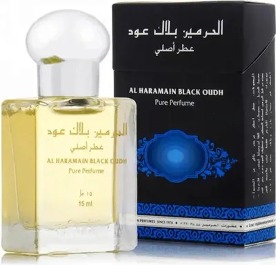 Image de Al Haramain Black Oudh Huile de parfum unisexe 15 ml